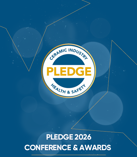 Ceramic Industry Health & Safety Pledge 2026 Conference & Awards badge