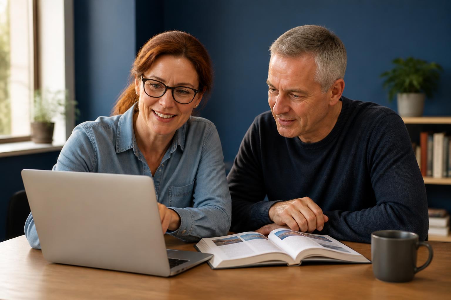 A New Day Training tutor supporting an adult NEBOSH learner one-to-one